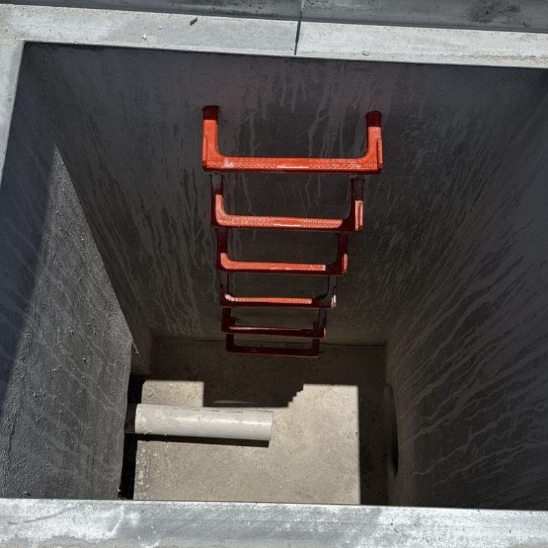 Instalación del Escalón Marino en pozo